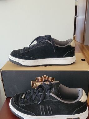 Harley-Davidson Static Skate Shoes, 7.5, Black, WB